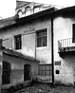 The Western facade and the courtyard of the "Golden Rose" Synagogue in Lviv. Archive photo.